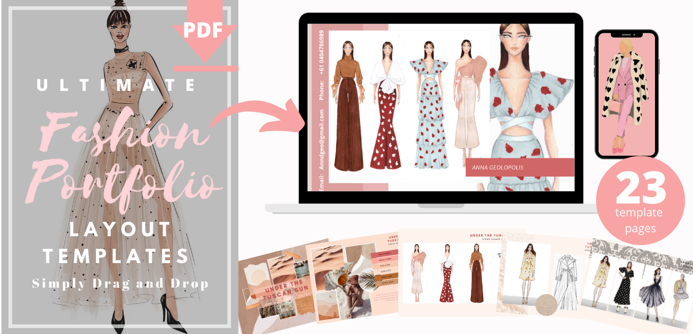 Ultimate Fashion Portfolio Layout Template Download