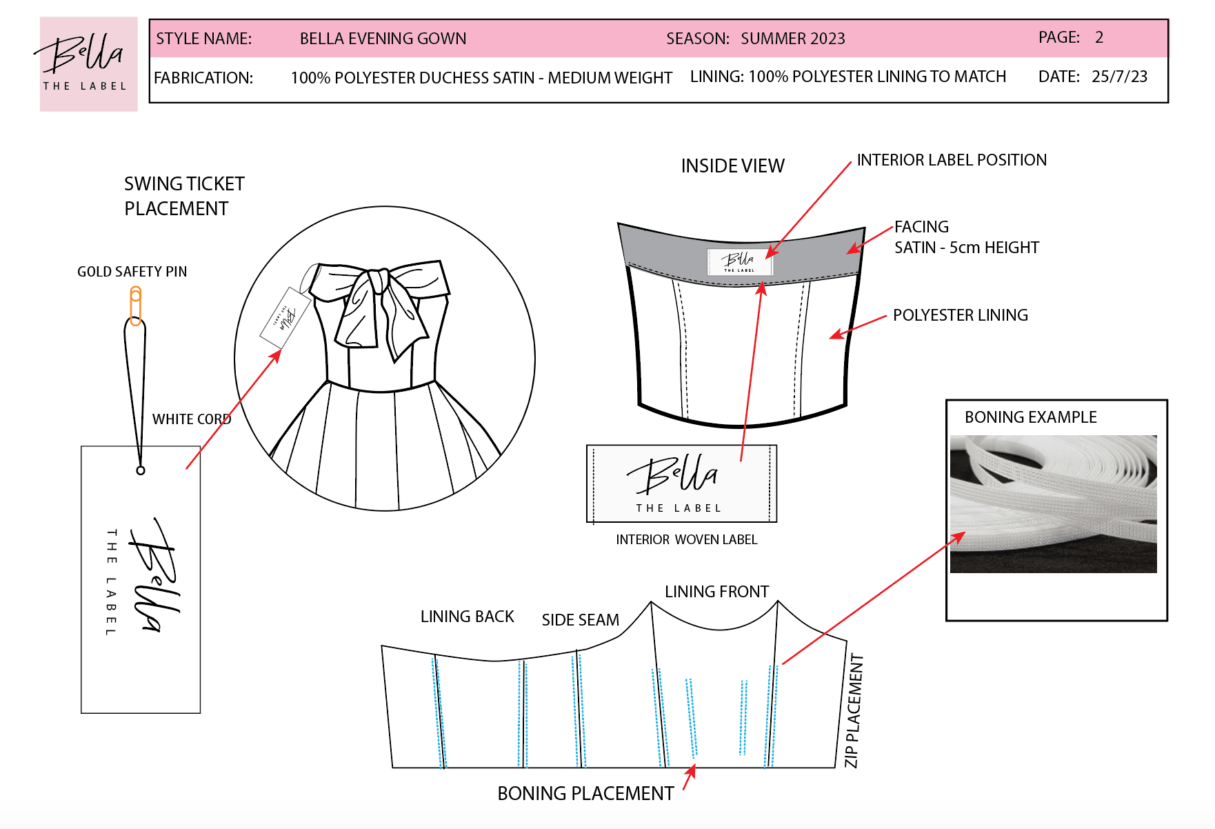 Fashion Tech Pack Template Free Download Adobe Illustrator